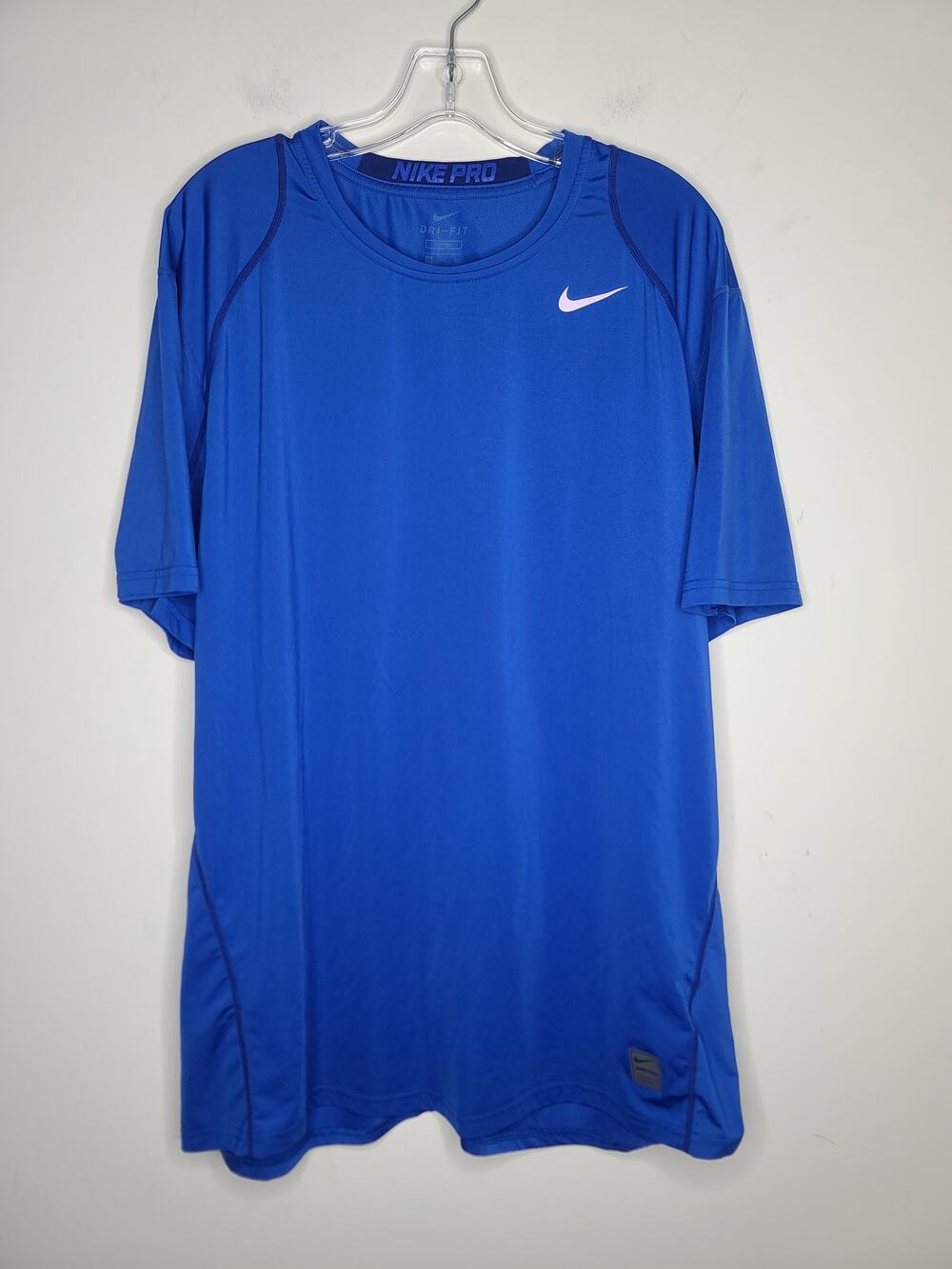 Nike Pro Dri-Fit blue short sleeve athletic shirt - 2XL / XXL